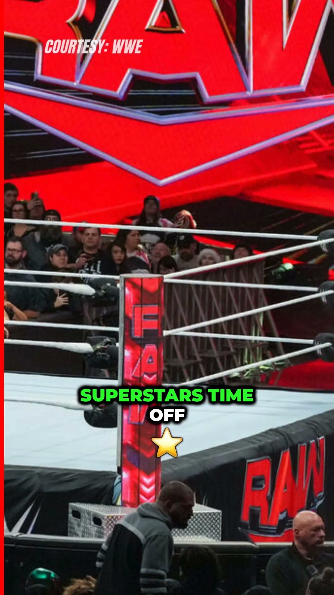 Why is Raw pre-taped tonight Holiday break before next week’s live return!#WWE #Raw #PreTape #shorts
